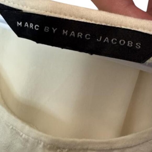 Marc by Marc Jacobs white sleeveless patchwork top size M - Picture 4 of 4